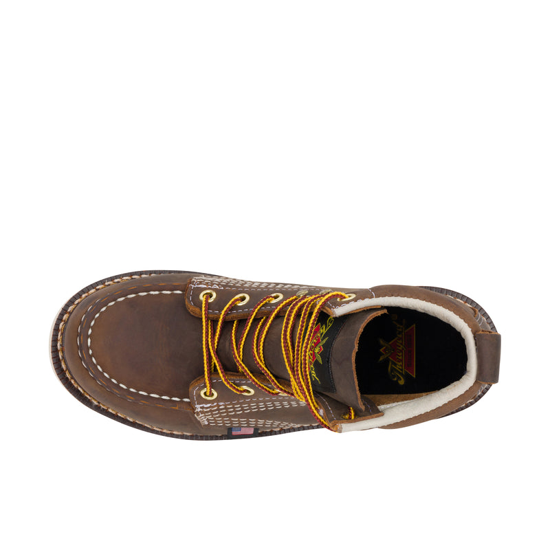 Load image into Gallery viewer, Thorogood American Heritage Harker 6 Inch Steel Toe Top View

