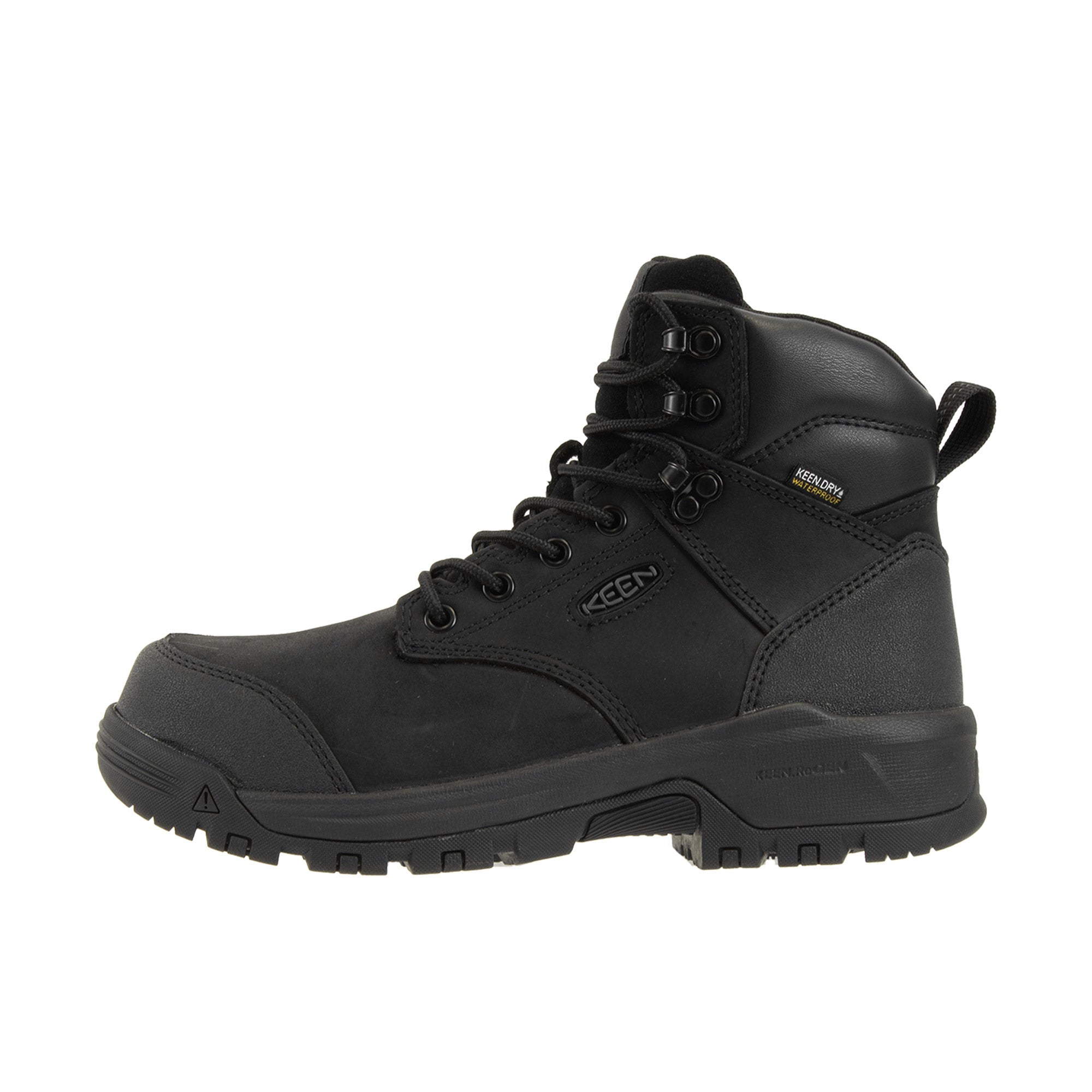 Keen Utility Evanston 6 Inch Carbon Toe Black Black