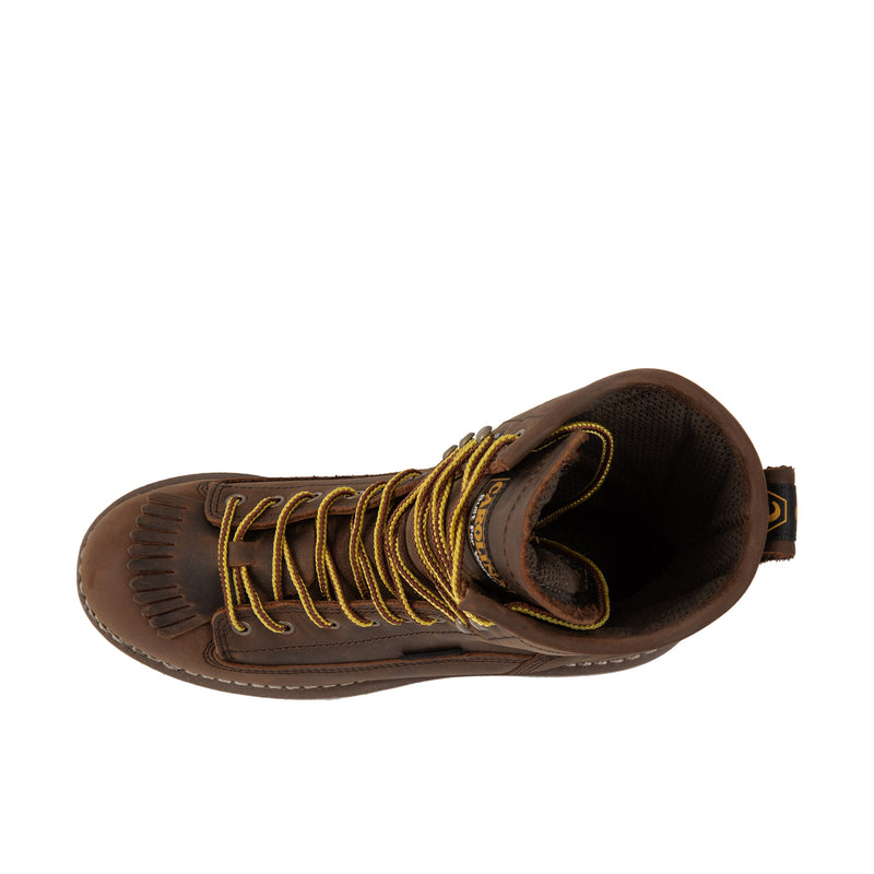Load image into Gallery viewer, Carolina Spruce 8 Inch Logger Soft Toe Dark Brown
