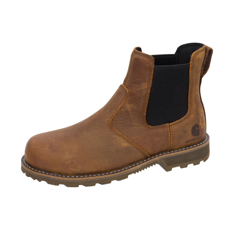 Load image into Gallery viewer, Carhartt Frontier Water Resistant Chelsea Steel Toe Left Angle View
