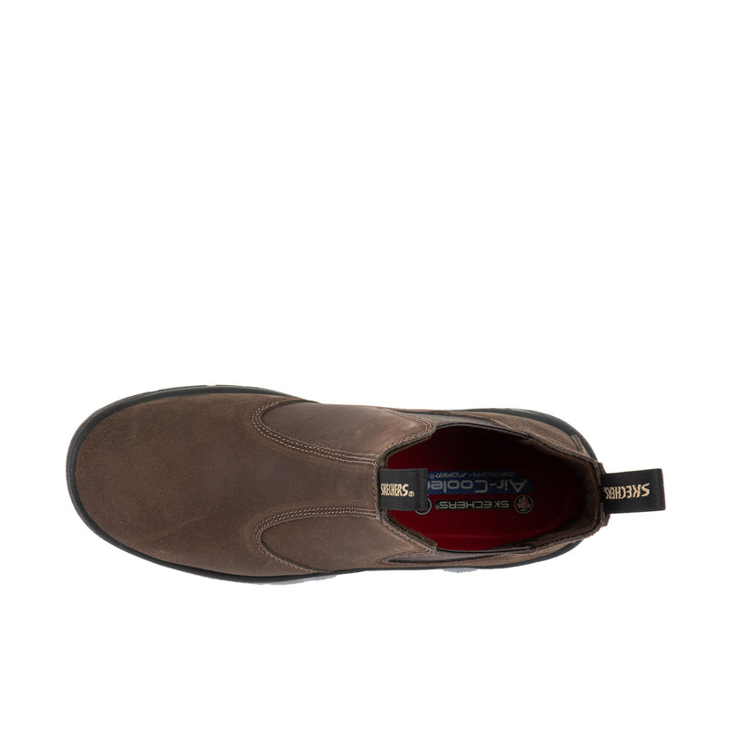 Load image into Gallery viewer, Skechers Tapter Steel Toe Top View
