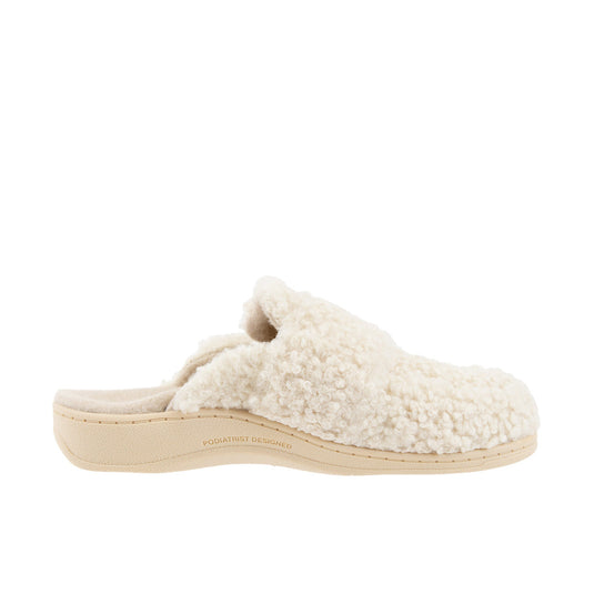 Vionic Womens Gemma II Mule Slippers Cream