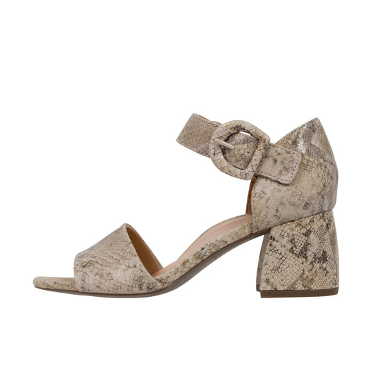 Vionic Womens Chardonnay Heeled Sandal Oatmeal
