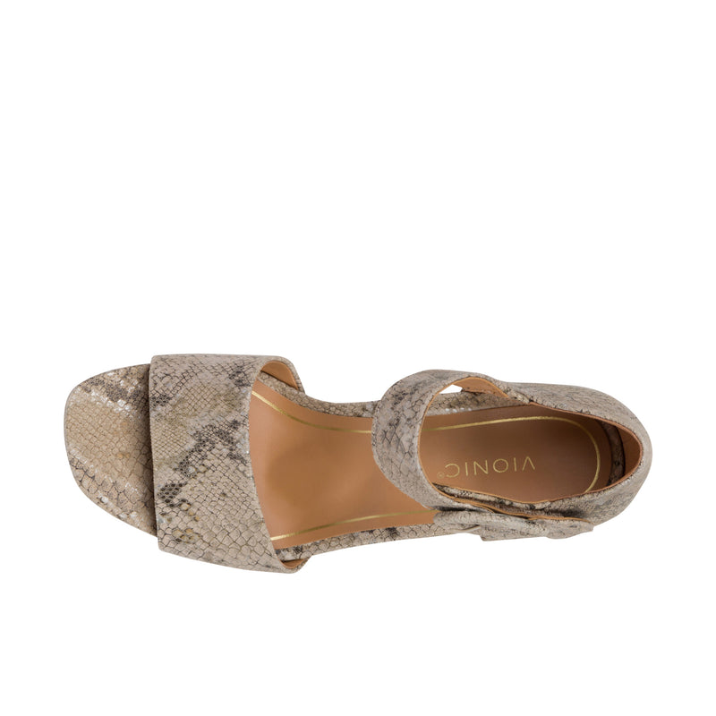 Load image into Gallery viewer, Vionic Womens Chardonnay Heeled Sandal Oatmeal
