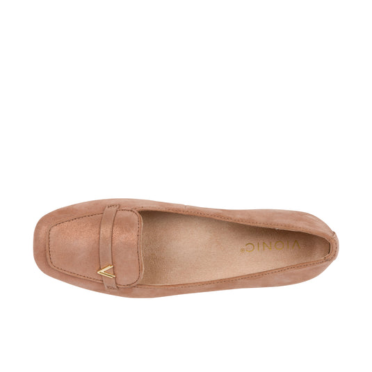 Vionic Womens Hayes Loafer Polluted Rose Gold