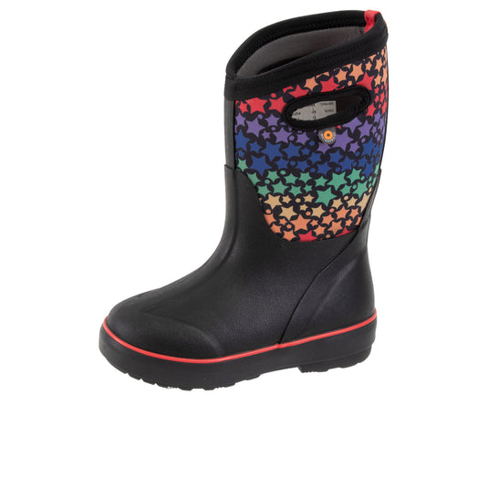 Bogs Classic II Rainbow Stars Left Angle View