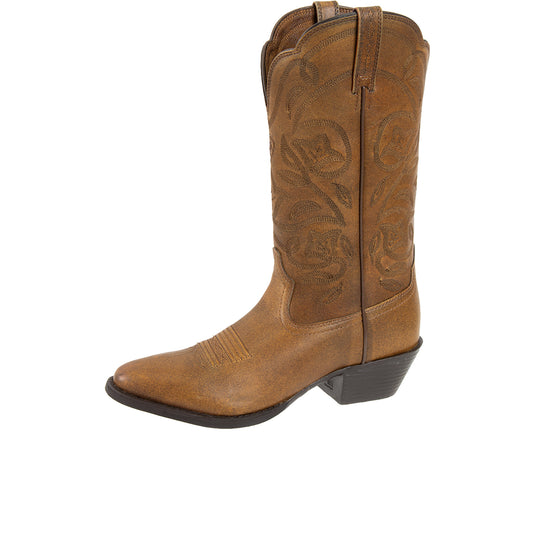 Ariat Womens Heritage R Toe Western Boot Copper Brown