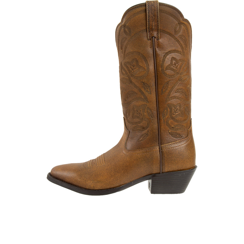 Load image into Gallery viewer, Ariat Womens Heritage R Toe Western Boot Copper Brown
