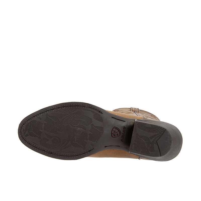 Load image into Gallery viewer, Ariat Heritage R Toe Western Boot Bottom View
