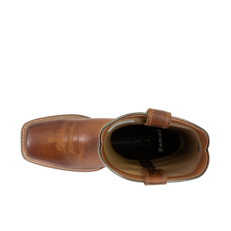 Load image into Gallery viewer, Ariat Round Up Wide Square Toe Top View
