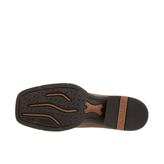 Ariat Round Up Wide Square Toe Bottom View