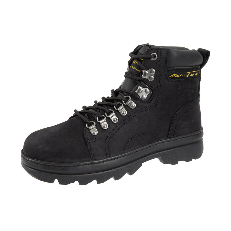 Load image into Gallery viewer, Ad Tec 6 Inch Lace To Toe Steel Toe Left Angle View
