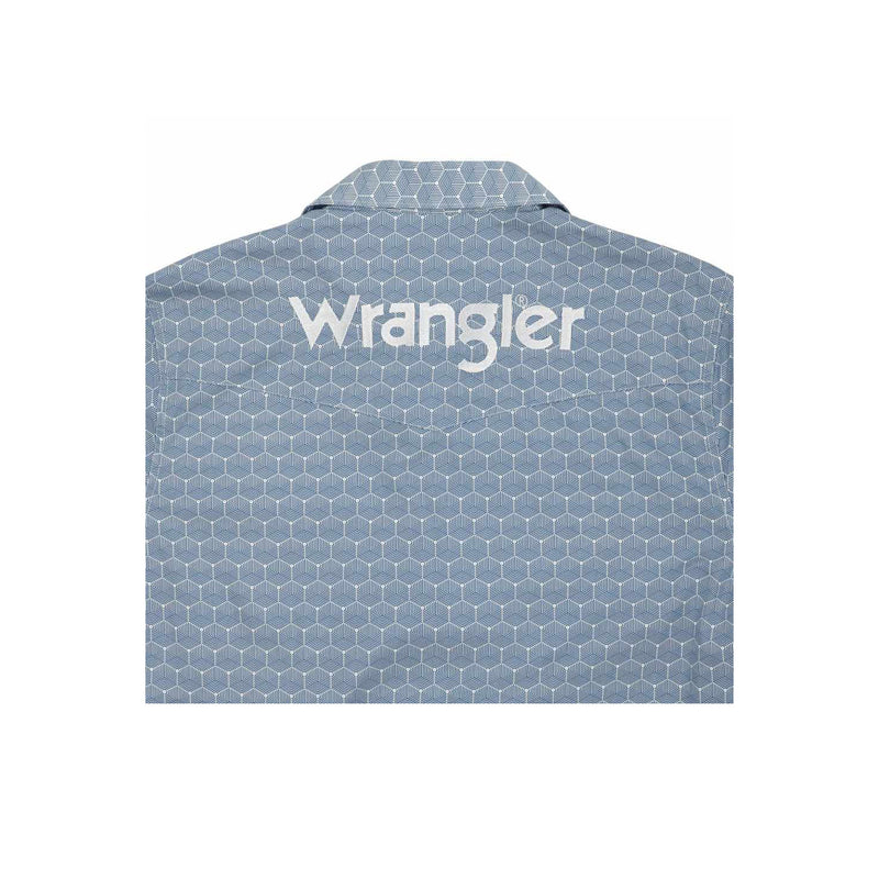 Load image into Gallery viewer, Wrangler Western Logo LS Shirt Back View
