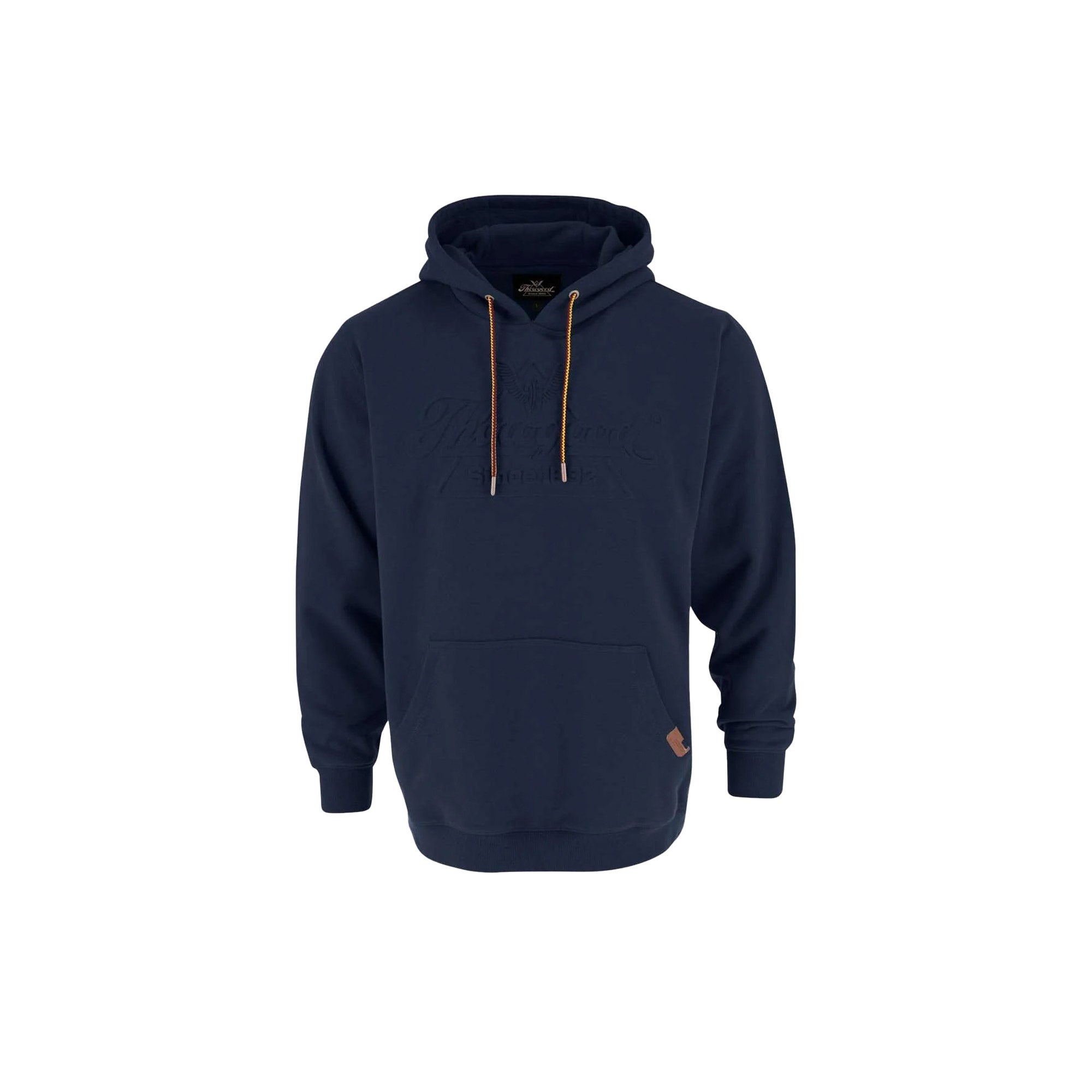 Thorogood HeavyWeight Brushed Embossed Logo Hoodie Pageant Blue