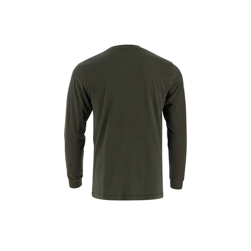 Load image into Gallery viewer, Thorogood Wheel Script Logo Long Sleeve Tee Back View
