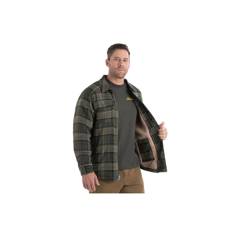 Load image into Gallery viewer, Thorogood Merrill Heavyweight Berber Lined Shirt Jacket Front View
