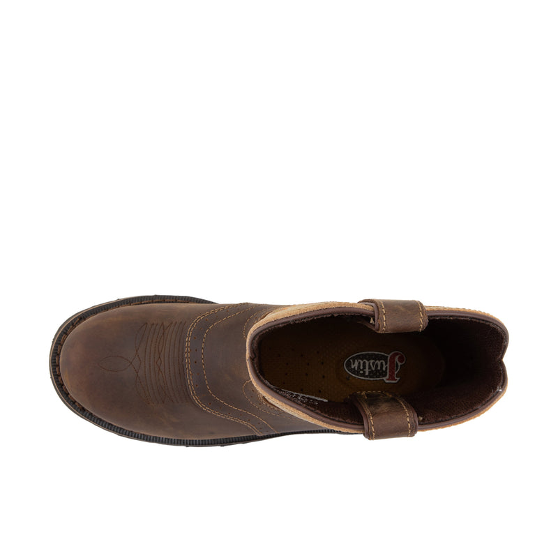 Load image into Gallery viewer, Justin Superintendent 11 Inch Soft Toe Top View
