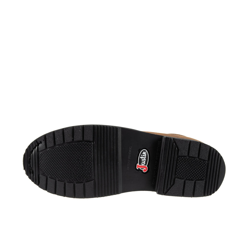 Load image into Gallery viewer, Justin Livestock 8 Inch Soft Toe Bottom View

