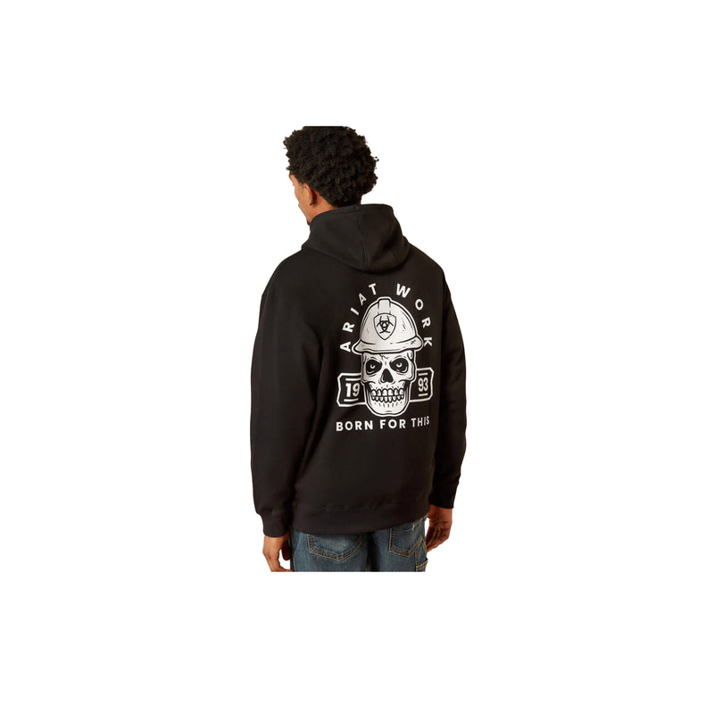 Load image into Gallery viewer, Ariat Workman Hardhead Hoodie Back View
