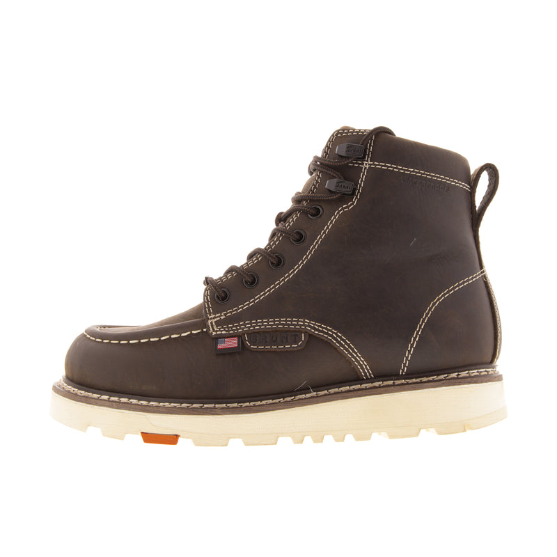 Load image into Gallery viewer, Brunt Marin 6 Inch USA Welted Soft Toe Dark Brown
