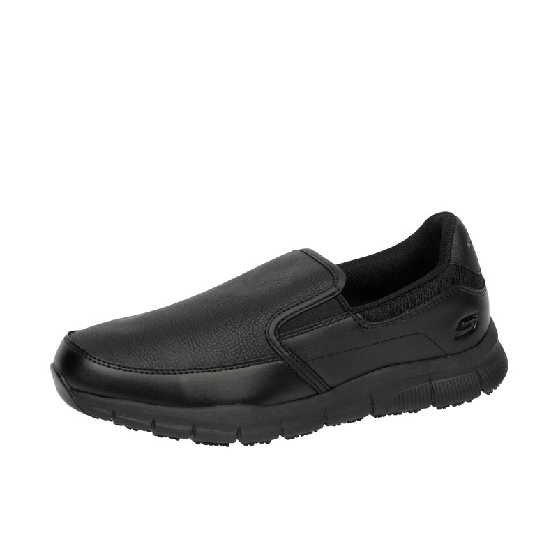 Load image into Gallery viewer, Skechers Relaxed Fit~Nampa~Groton Soft Toe Left Angle View
