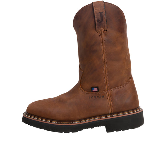 Justin Ames 11 Inch Square USA Soft Toe Left Profile