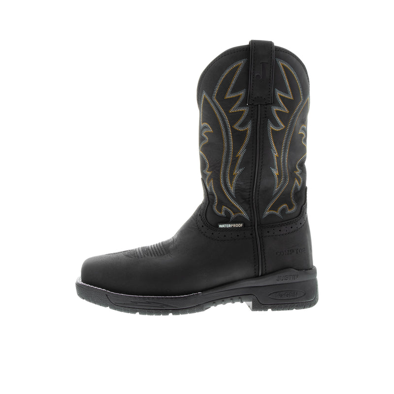 Load image into Gallery viewer, Justin Nitread Square 11 Inch Composite Toe Black
