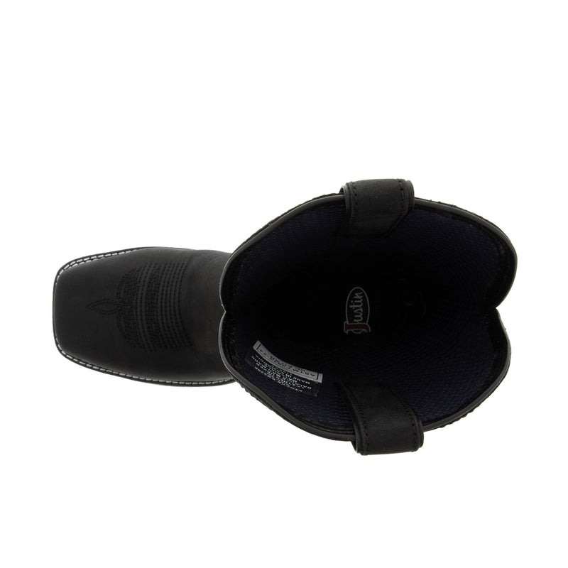 Load image into Gallery viewer, Justin Nitread Square 11 Inch Composite Toe Black

