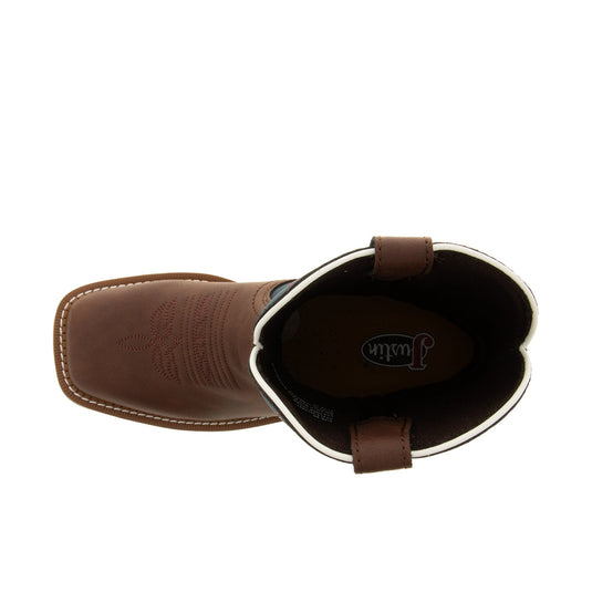 Justin Gypsy Wide Square Toe 8 Inch Top View