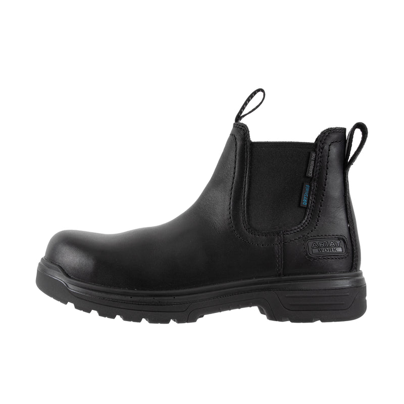Load image into Gallery viewer, Ariat Turbo Chelsea H2O CSA Carbon Toe Black
