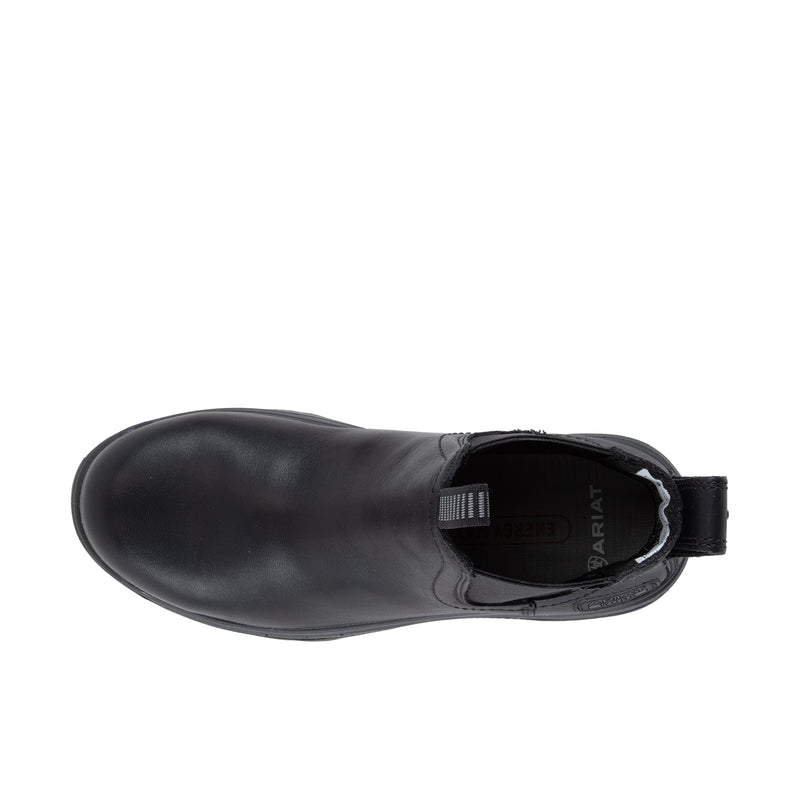Load image into Gallery viewer, Ariat Turbo Chelsea H2O CSA Carbon Toe Black

