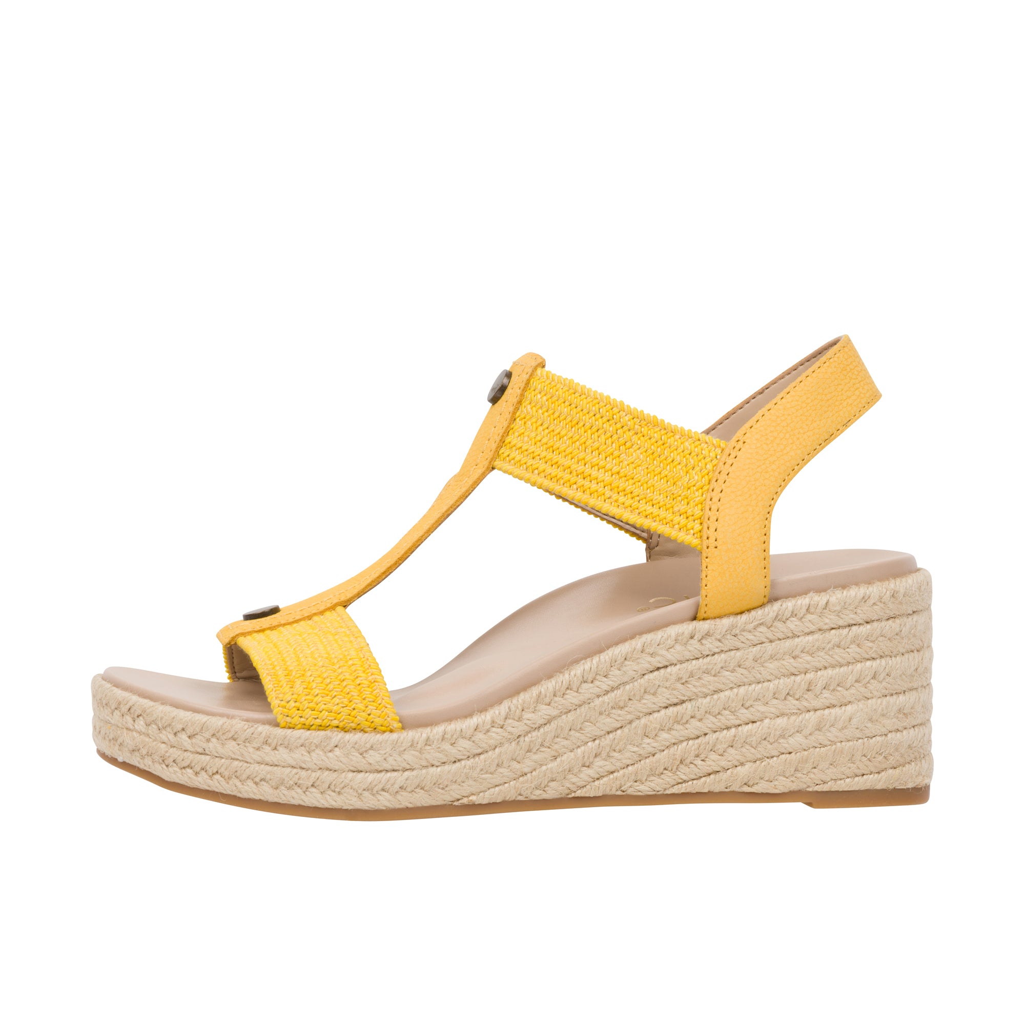 Vionic Womens Calera Wedge Butter Yellow