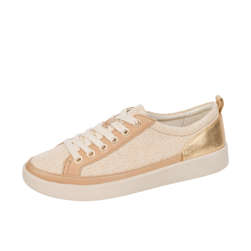 Load image into Gallery viewer, Vionic Womens Winny Sneaker Natural Gold
