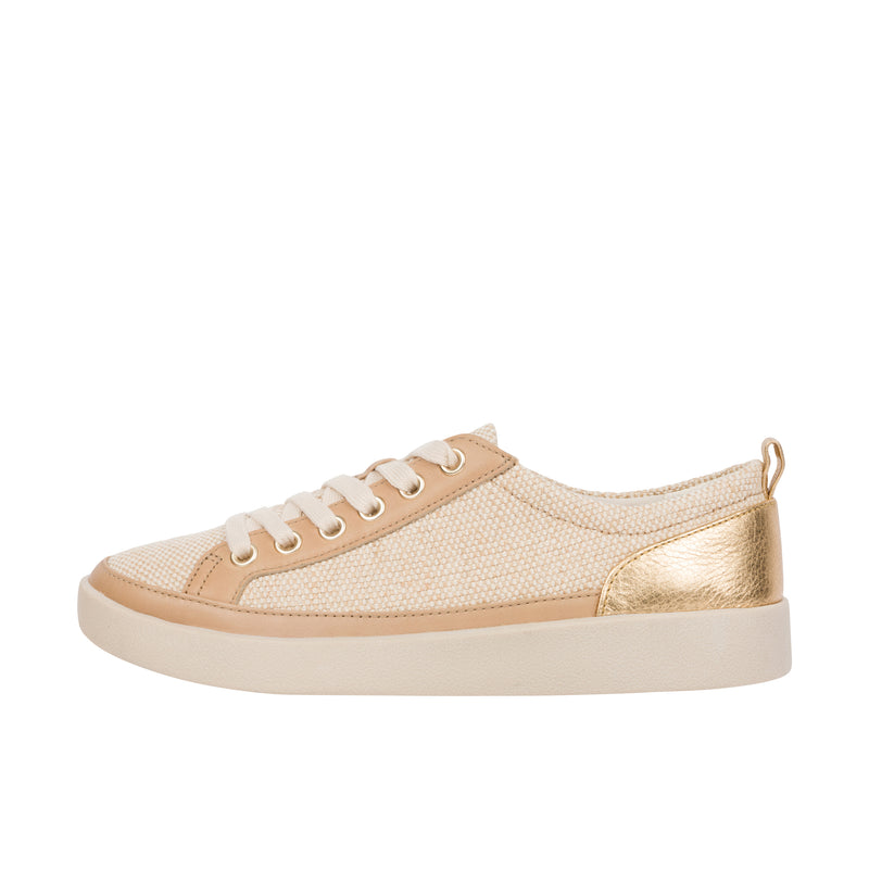 Load image into Gallery viewer, Vionic Womens Winny Sneaker Natural Gold
