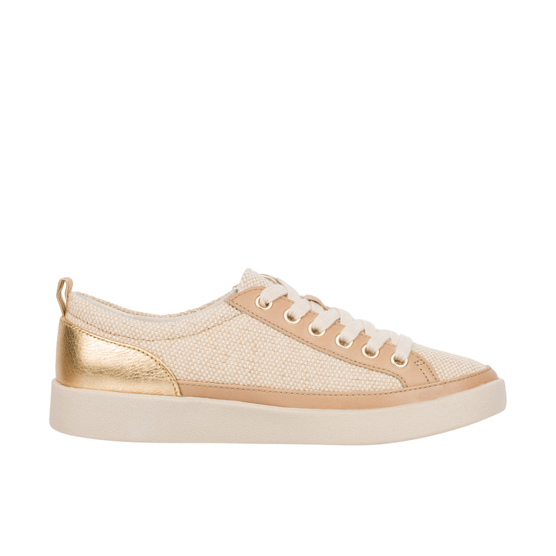 Load image into Gallery viewer, Vionic Womens Winny Sneaker Natural Gold
