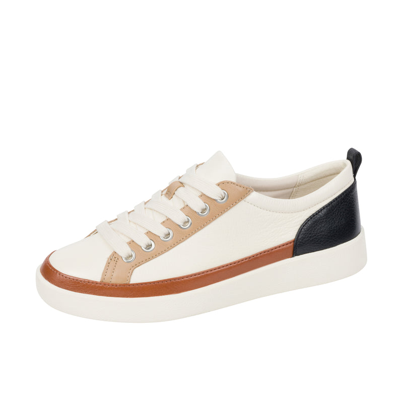 Load image into Gallery viewer, Vionic Womens Winny Sneaker Ivory Black
