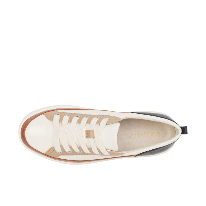 Load image into Gallery viewer, Vionic Womens Winny Sneaker Ivory Black
