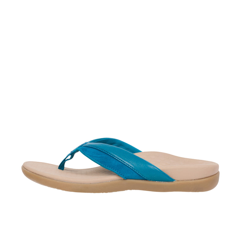 Load image into Gallery viewer, Vionic Womens Shore Toe Post Sandal Celestial Teal
