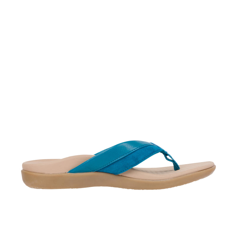 Load image into Gallery viewer, Vionic Womens Shore Toe Post Sandal Celestial Teal
