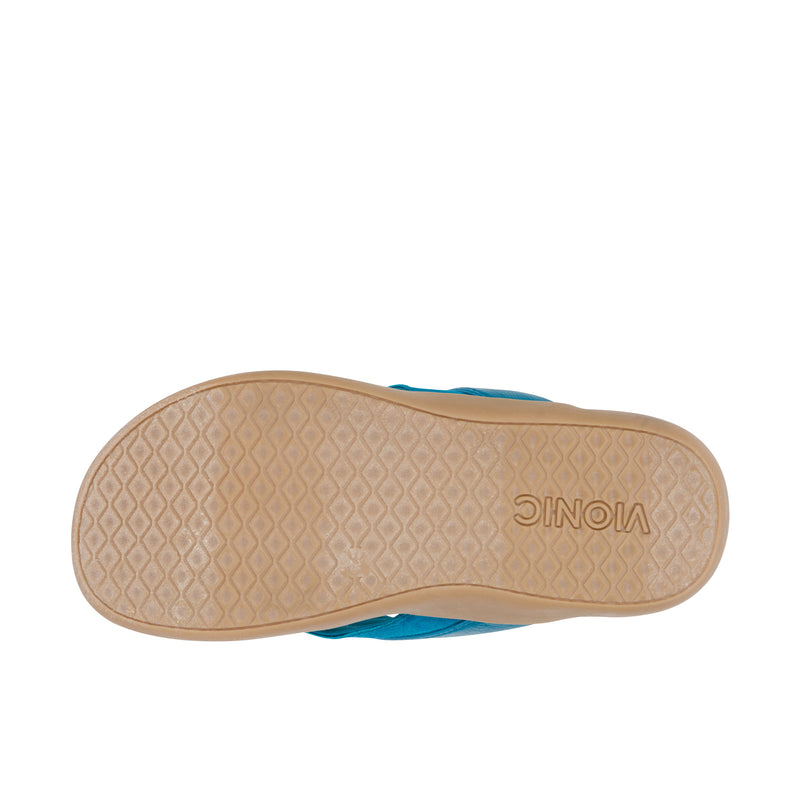 Load image into Gallery viewer, Vionic Womens Shore Toe Post Sandal Celestial Teal
