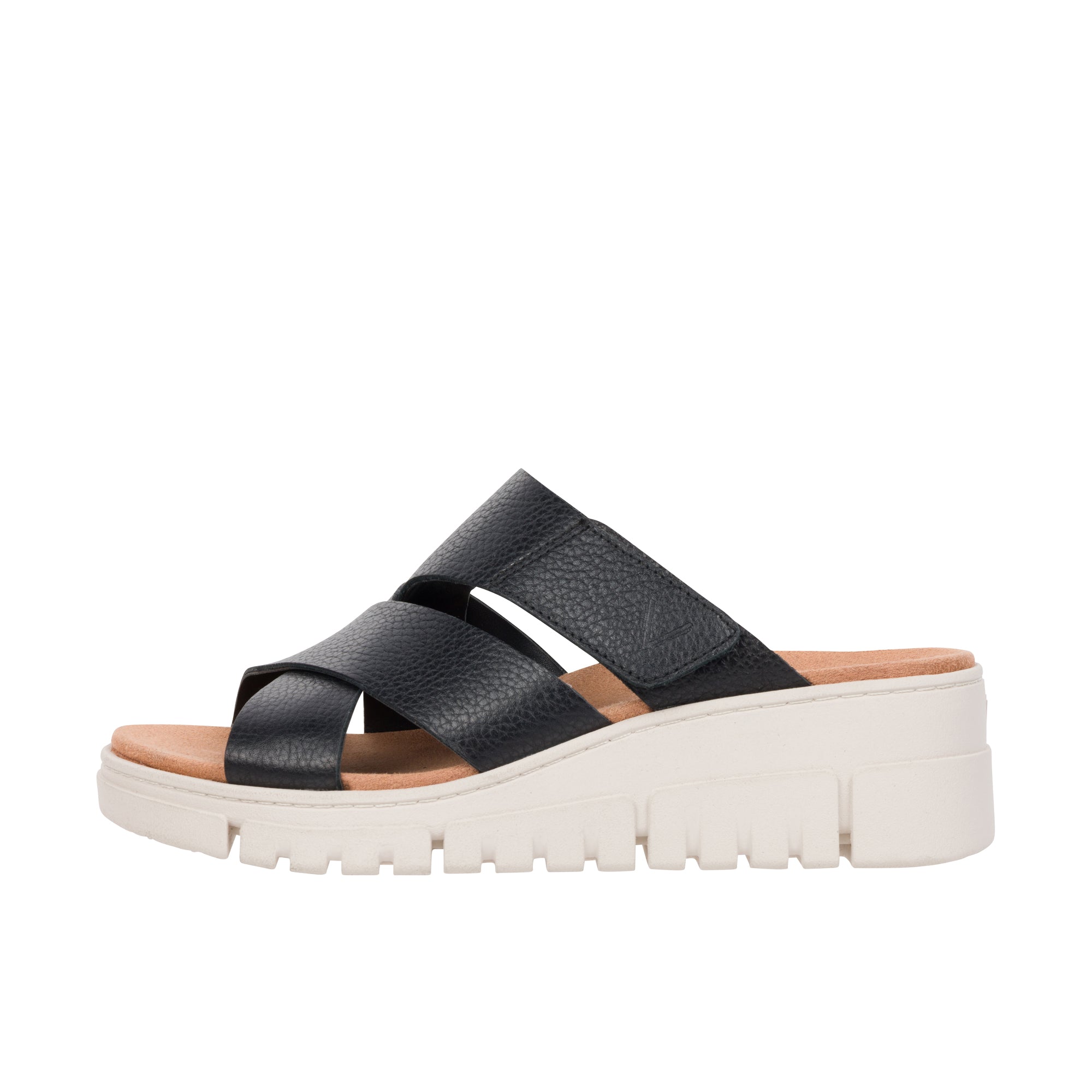 Vionic Womens Uptown Sunset Wedge Sandal Black