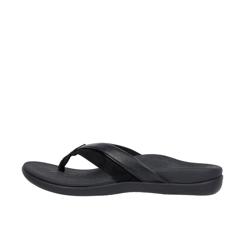 Load image into Gallery viewer, Vionic Womens Shore Toe Post Sandal Black
