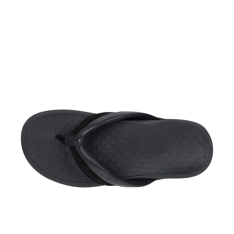 Load image into Gallery viewer, Vionic Womens Shore Toe Post Sandal Black
