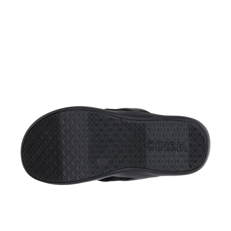 Load image into Gallery viewer, Vionic Womens Shore Toe Post Sandal Black

