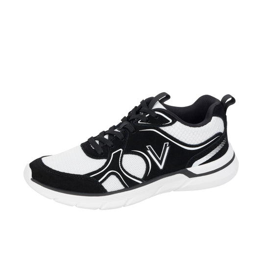 Vionic Womens Walk Parkside Sneaker White Black