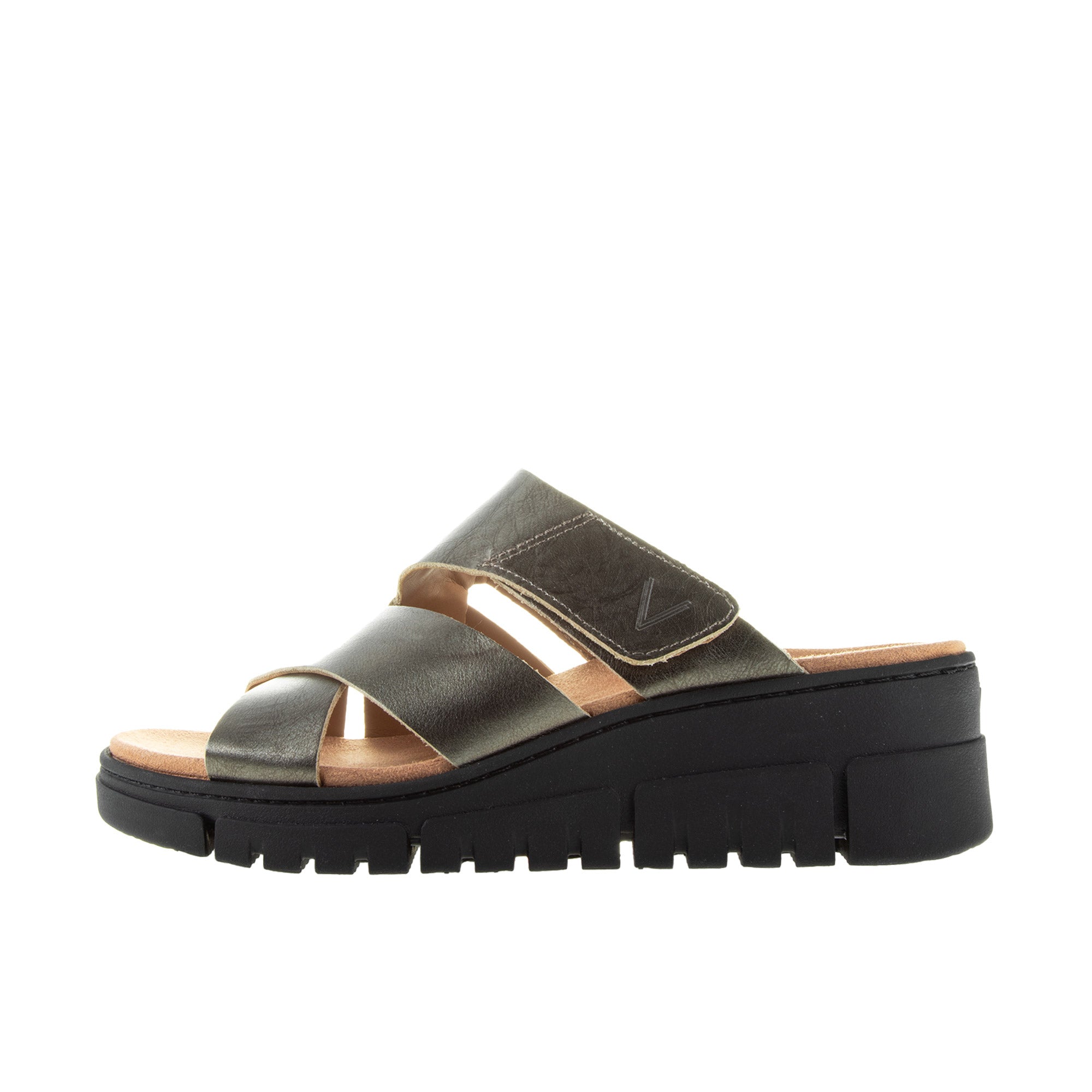 Vionic Womens Uptown Sunset Wedge Sandal Gold