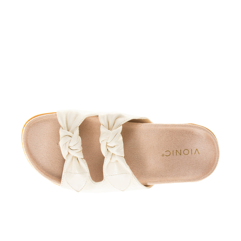 Load image into Gallery viewer, Vionic Womens Elara Slide Sandal Ivory
