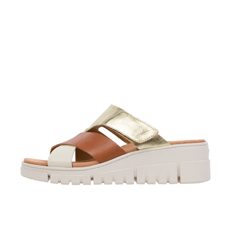 Load image into Gallery viewer, Vionic Journey Wedge Uptown Sunset Left Profile
