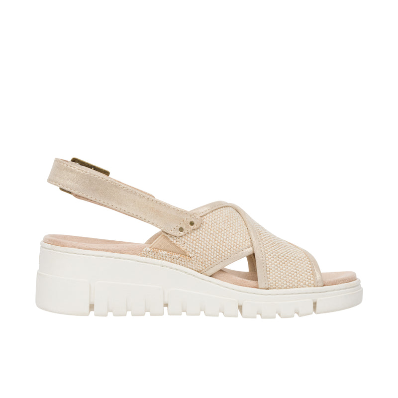 Load image into Gallery viewer, Vionic Journey Wedge Uptown Sonoma Inner Profile

