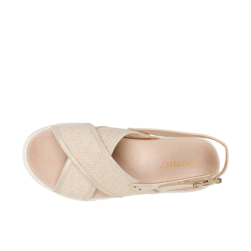 Load image into Gallery viewer, Vionic Journey Wedge Uptown Sonoma Top View
